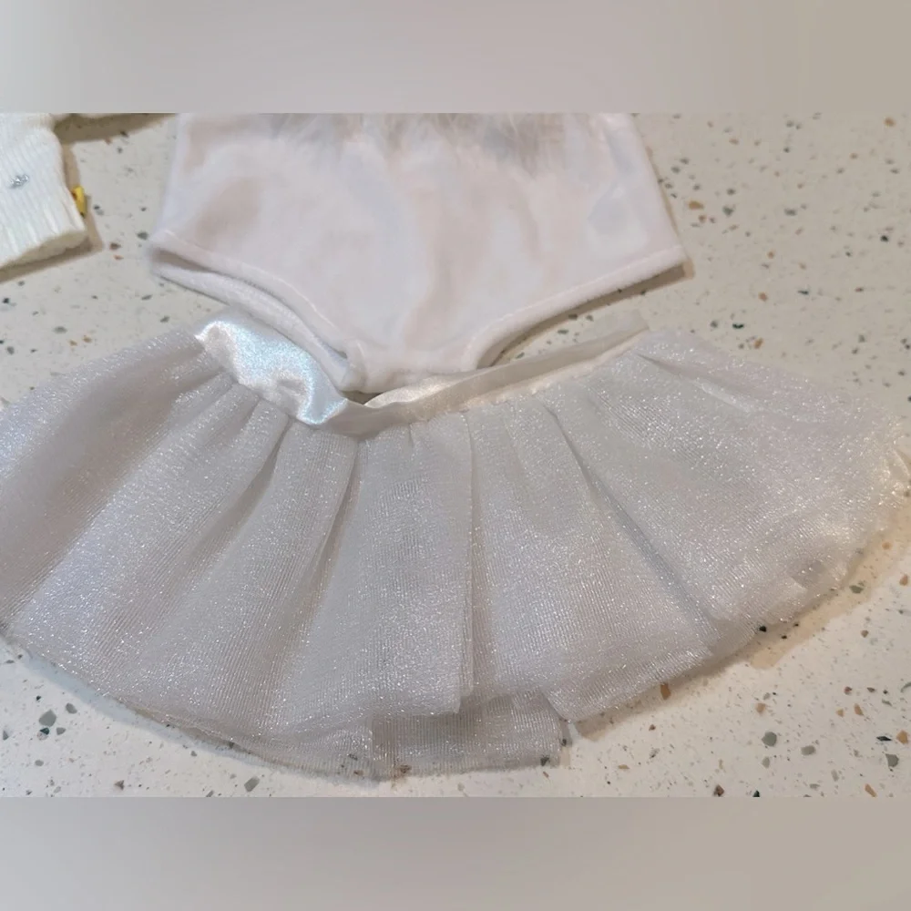 Build-A-Bear Winter Snowflake Outfit Sweater Skirt Slippers Plush‎ NOT Included